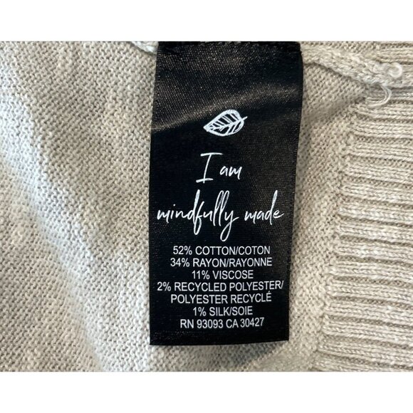 Nic+Zoe Women's Blooming Flowers V Neck Floral Art to Wear Sweater Size XXL NWT - Picture 7 of 9